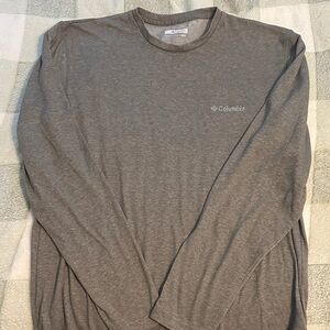 Columbia Men's Heather Gray Long Sleeve Tee